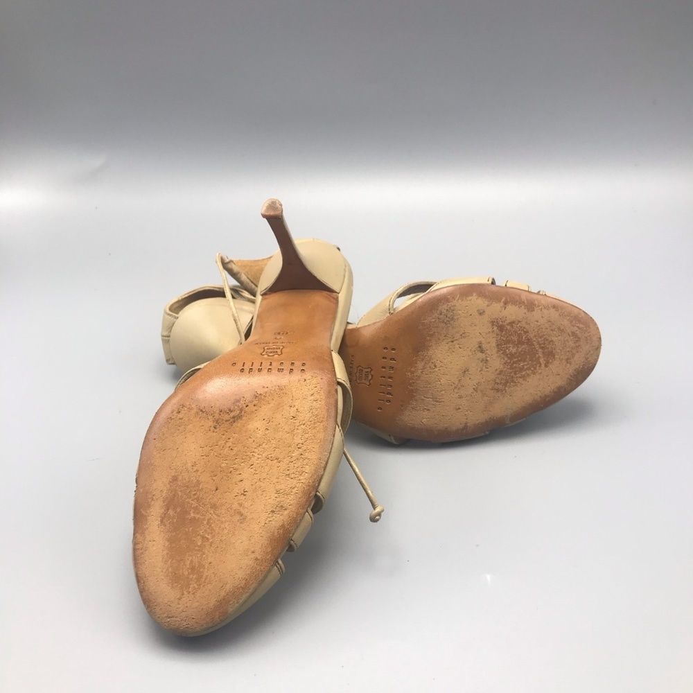 Edmundo Castillo Leather Sandals Shoes 10 - Picture 4 of 5